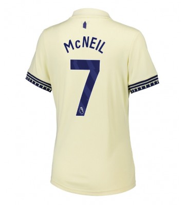 Everton Dwight McNeil #7 Bortatröja Dam 2025-26 Kortärmad Everton Dwight McNeil #7 Bortatröja Dam 2025-26 Kortärmad